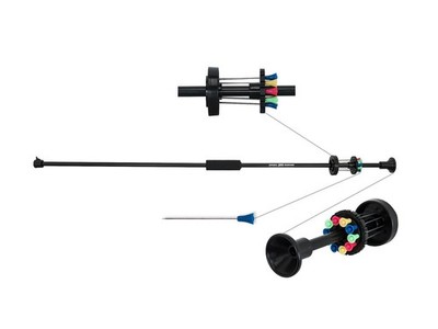 Maximal Blasrohr Sport Set Pfeile Darts Aluminium 77cm teilbar inkl Zubehör