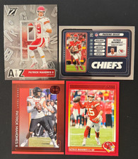 Patrick Mahomes Lot (4) Zenith Letters, Optic Passing Grade, Icon Red, Score Red