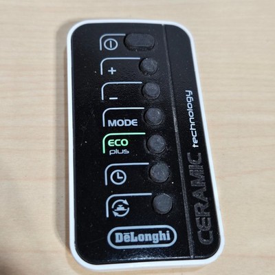 Genuine DeLonghi Remote Control For Ceramic Technology Heater Fan DCH7093ER