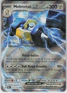 Melmetal ex 153/197 Obsidian Flames Double Rare Holo