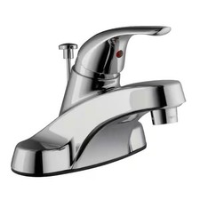 Glacier Bay 4 in. Single-Handle Low-Arc Bathroom Faucet w/ Chrome Finish