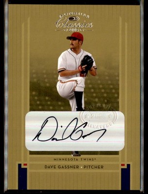 2005 Donruss Classics #223 Dave Gassner Autograph Auto #/1200