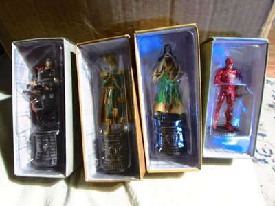 Marvel Chess Collection Eaglemoss: New Chess Board, Booklets & 22 Chess Pcs