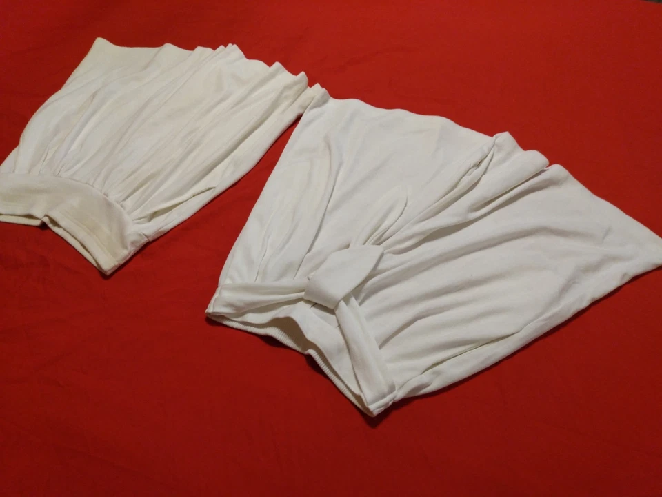 Bermudas Jaclyn Smith & Knit Link 2 piezas, mezcla de algodón blanco, talla pequeña Foto 3 de 4