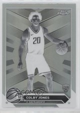 2023-24 Topps Chrome Negative Refractor Colby Jones #91 0g4