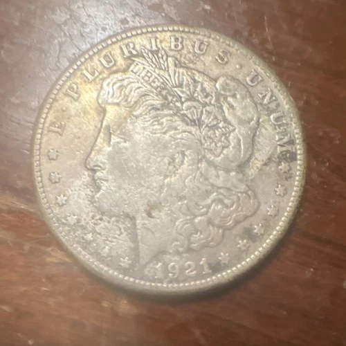 1921 Morgan Silver Dollar $1 Coin 0.9 Fineness Circulated US Silver