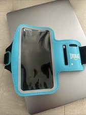 Everlast Blue Cell Phone Armband with 6"x3" Display Area and Adjustable Strap