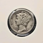1943-D Mercury Dime 90% Silver US Mint Denver