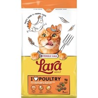 VERSELE-LAGA Lara Adult Turkey Chicken Trockenfutter Truthahn, Huhn Katzen 7Kg