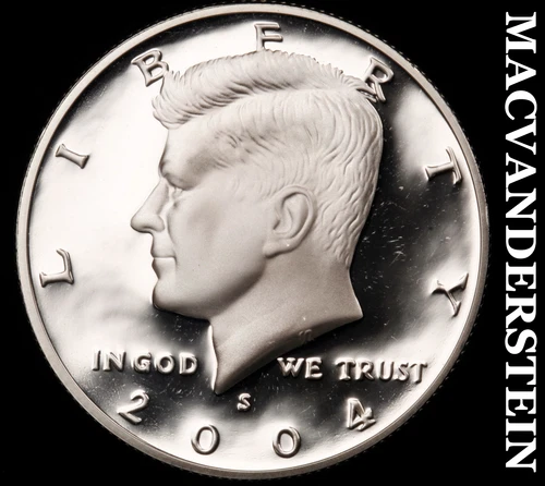 2004-S Silver Kennedy Half Dollar - Choice Gem Proof  Lustrous  #i1685