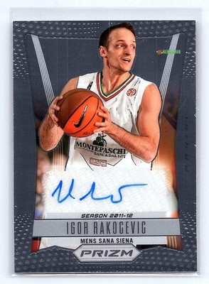 Igor Rakocevic 2023-24 Panini Prizm EuroLeague #PRS-IGO Prizm Retro Auto