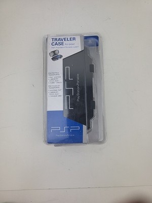 New Sealed Official Sony PlayStation Portable PSP Hard Shell Traveler Case