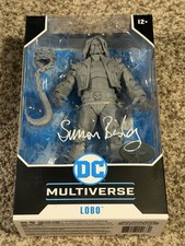 McFarlane DC Multiverse Lobo Platinum Chase Simon Bisley Signed JSA
