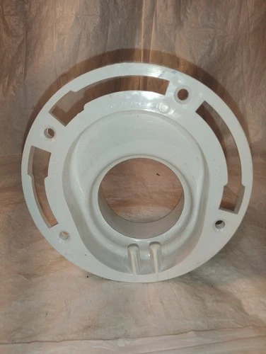3 X 4 PVC 4 Way Overall Size Closet Flange - Picture 2 of 6