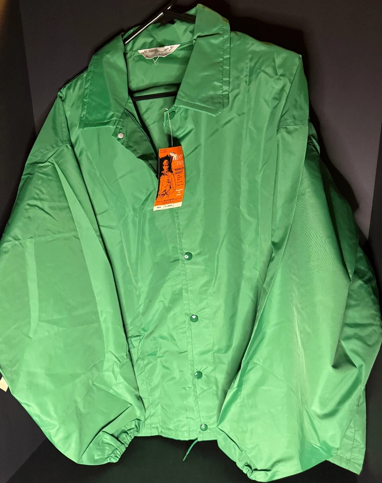 Vtg West End Camp Snoopy Woodstock Boy Scouts Windbreaker Jacket Mens XL NWT - Image 2 of 4