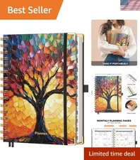 Chic 2026 Weekly & Monthly Planner - Durable Hardcover, Perfect for Daily Use