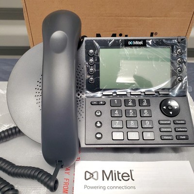 LOT OF 7 - Mitel IP480G IP Phones VoIP 8-Line Backlit Display Gigabit Ethernet
