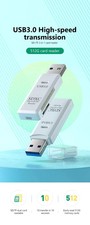 Tutew Multi Functional 2 In 1 High-speed USB 3.0/2.0 Card Reader Supports TF SD