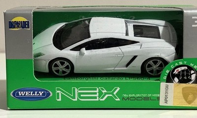Lamborghini Gallardo Modellauto Diecast Spielzeug Maßstab 1:43 Welly SMALL SPOT LINKE SEITE