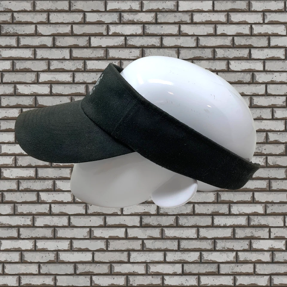 Visera deportiva de lona de algodón negra vintage Y2K Kangol talla única sombrero gorra sombra de ojos Foto 4 de 4