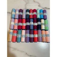 Samoilov Inc Sewing Thread Spools Lot of 27 Polyester Acrylic Multicolor Mixed