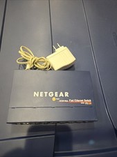 NETGEAR ProSafe 8 Port 10/100 Mbps POE Fast Ethernet Switch FS108 V2