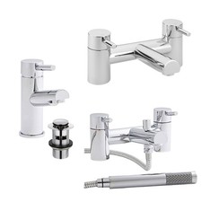 Modern Bathroom Cheap Basin Mono Sink Mixer Tap Round Bath Filler Shower Mixer