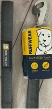 B5) Ruffwear Front Range 5ft Leash Swiveling Lockable Clip Traffic Handle Gray