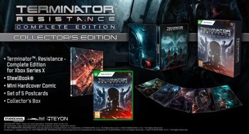Terminator: Resistance Complete Edition Xbox Series X Steelbook & Artbook CIB
