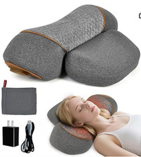 3 In 1 Rechargeable Neck Massager Pillow Hump Corrector for Shoulder Pain Relief