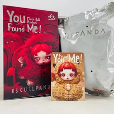 POP MART x Skullpanda You Found Me Series Plush Doll Pendant - Pranky Peanut