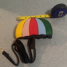 Umbrella-Shaped Zip Wallet Coin Purse w/ Wris...