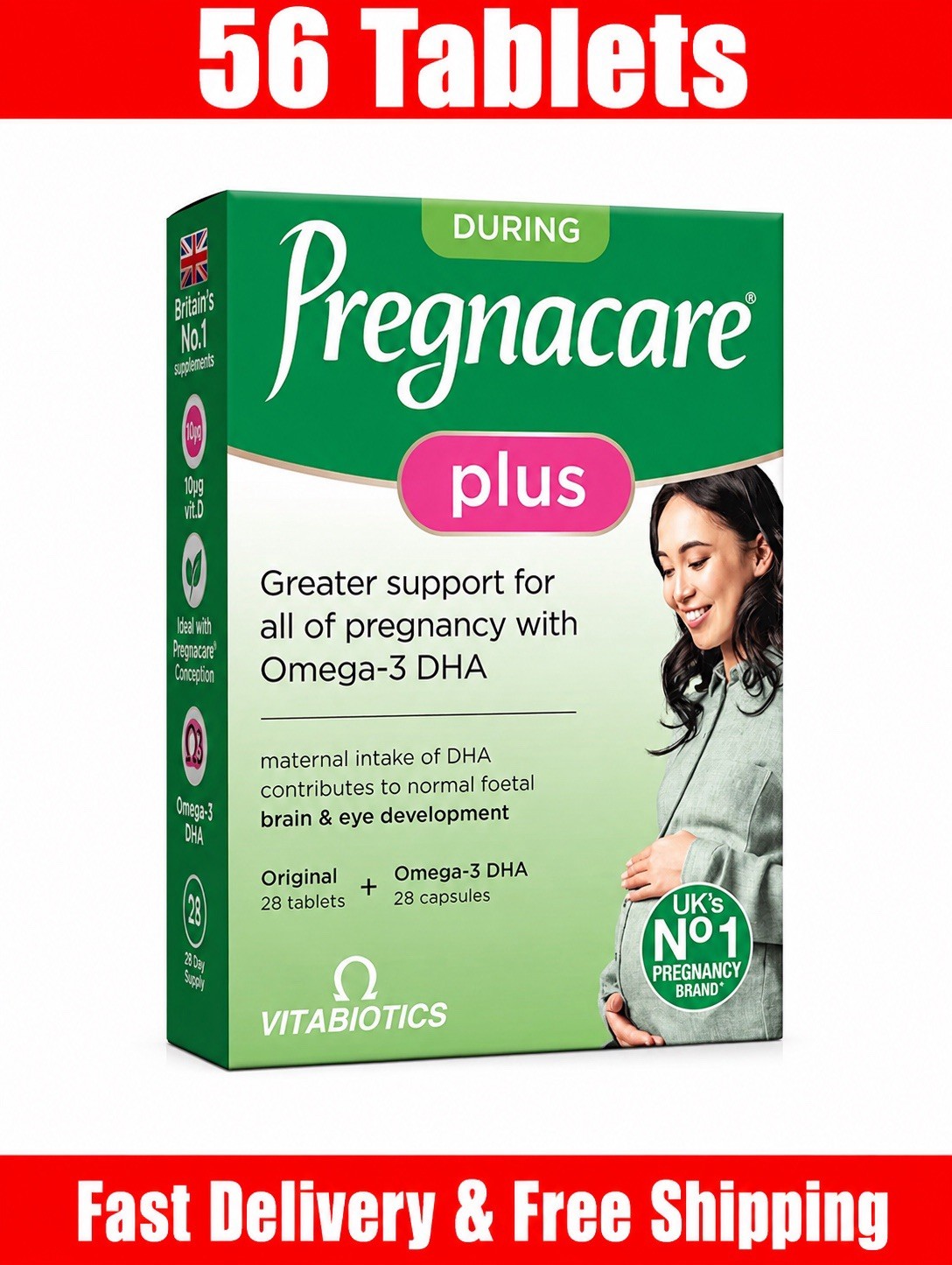 Vitabiotics Pregnacare Plus 56 Tablets - Image 4