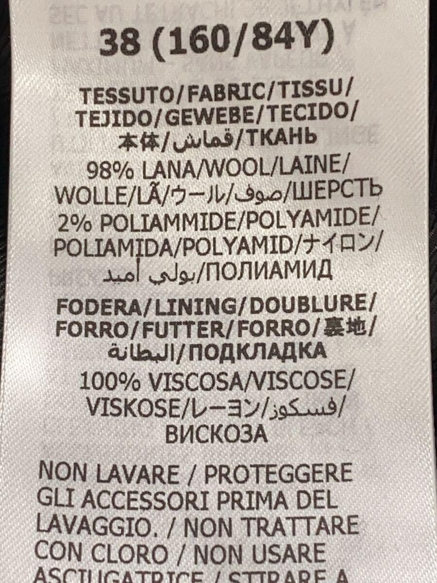 ALTRA GUCCI altro cappotto senza colletto bottoni oro 38 lana nero 674007