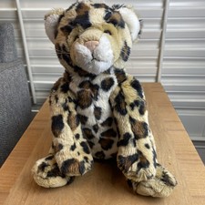 Build-A-Bear Workshop Leopard Big Cat Plush 16" Stuffed Animal Toy Cheetah