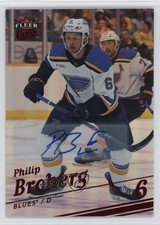 2025-26 Upper Deck Fleer Ultra Red Rainbow Foil 8/10 Philip Broberg #81 Auto 4ug