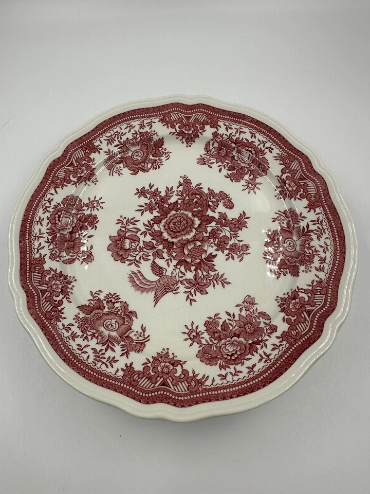 6 Stück - Villeroy & Boch Fasan rot - Speiseteller Ø 23,5 cm - Bild 2 von 4