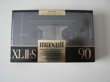 MAXELL XLII-S 90 HIGH BIAS CASSETTE TAPE  NEW AND SEALED  I SHIP PROMPTLY 