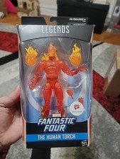 MARVEL LEGENDS SERIES FANTASTIC FOUR THE HUMAN TORCH FIGURE WALGREENS EXCLUSIVE