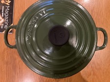 Le Creuset Casserole Dish Dutch Oven Cast Iron Green 20