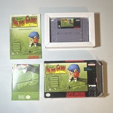 Irem The Irem Skins Game Nintendo SNES CIB w/ Box Manual Inserts NTSC-U/C