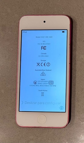 IPod Touch 5 A1421 Noir - Ne S'allume Pas, Bloqué ICloud - Pour Pièces