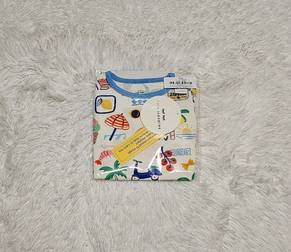 Little Sleepies CIAO BELLA Two Piece Shorts Pajamas SIZE 18-24 Months NIB NEW