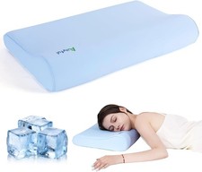 Memory Foam Pillows, Patented Ergonomic Cervical Pillow for Neck Pain Relief, Co