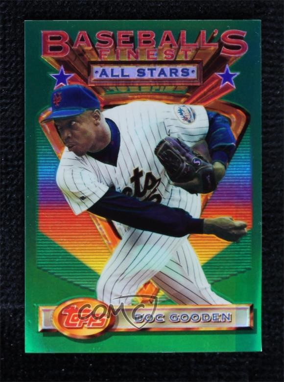 1993 Topps Finest Baseball's Finest All-Stars Refractor Dwight Gooden #113