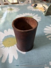 Leather Dice Cup Quiet Shaking Dice Game for Party, Bar, Travel