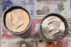 2014 P&D Kennedy Half Dollar Mint Rolls - Kennedy Head Both Sides:  Uncirculated