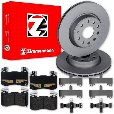 Zimmermann BREMSSCHEIBEN 350mm + BELÄGE VORNE passend für KIA STINGER 3.3 T-GDI