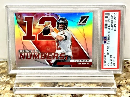 Tom Brady 2022 Zenith Football - Behind The Numbers PSA 10 Pop 6 #BN-TB