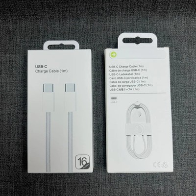 iPhone USB Type C to Type C Super Fast Charging Cable For iPhone 1M